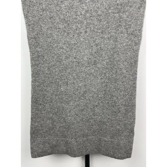 Vince Gray Knit‎ Tunic Cashmere Sleeveless Turtleneck Sweater Top Size S - Picture 6 of 8